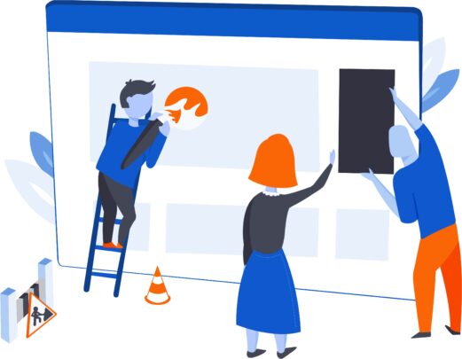 Dibujo Realizando cambios en la web